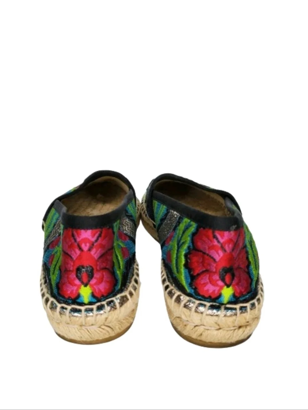 Gucci Pilar Blind For Love Floral Brocade Espadrilles